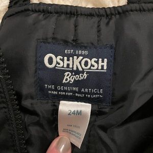 Oshkosh B’gosh Black Snow Pants